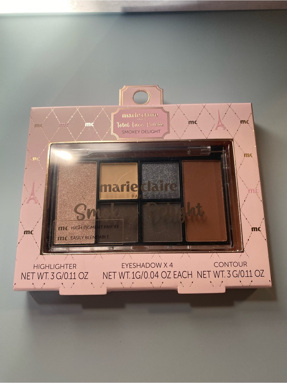 Smokey Delight Eyeshadow Palette - Neutral Brown & Champagne